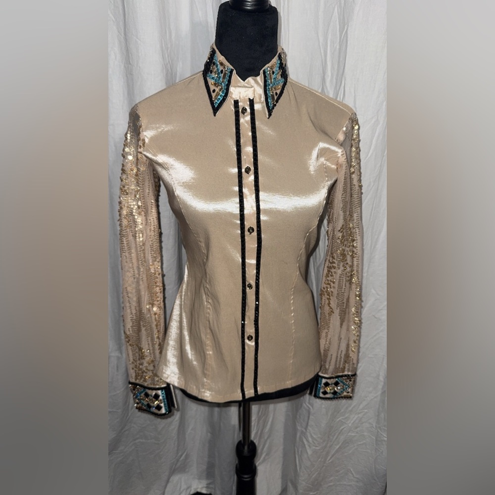 Gold Western Horsemanship Day Shirt